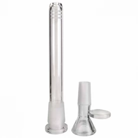 Sklenené bongo Black Leaf Beaker Ice 4cooler black 45 cm - difúzny downpipe a kotol
