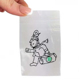 Zip sáčok Doctor 6 x 8 mm medzi prstami