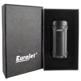 Tryskový zapaľovač EuroJet Black 4flame v krabičke