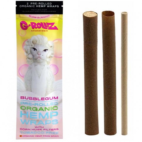 Konopné Blunty G-Rollz Bubble Gum - balenie a jeho obsah
