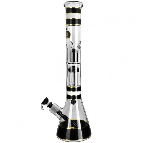 Bong sklo GG Black&Gold 46 cm - pohľad zboku