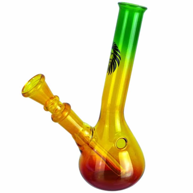 Bong Sklo Rasta Lion Mini 13 cm - pohľad zboku