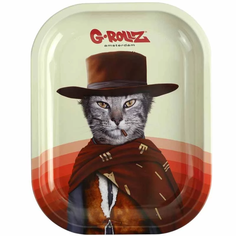 Roll Tray Tácka Western Cat 14x18 cm - pohľad zvrchu