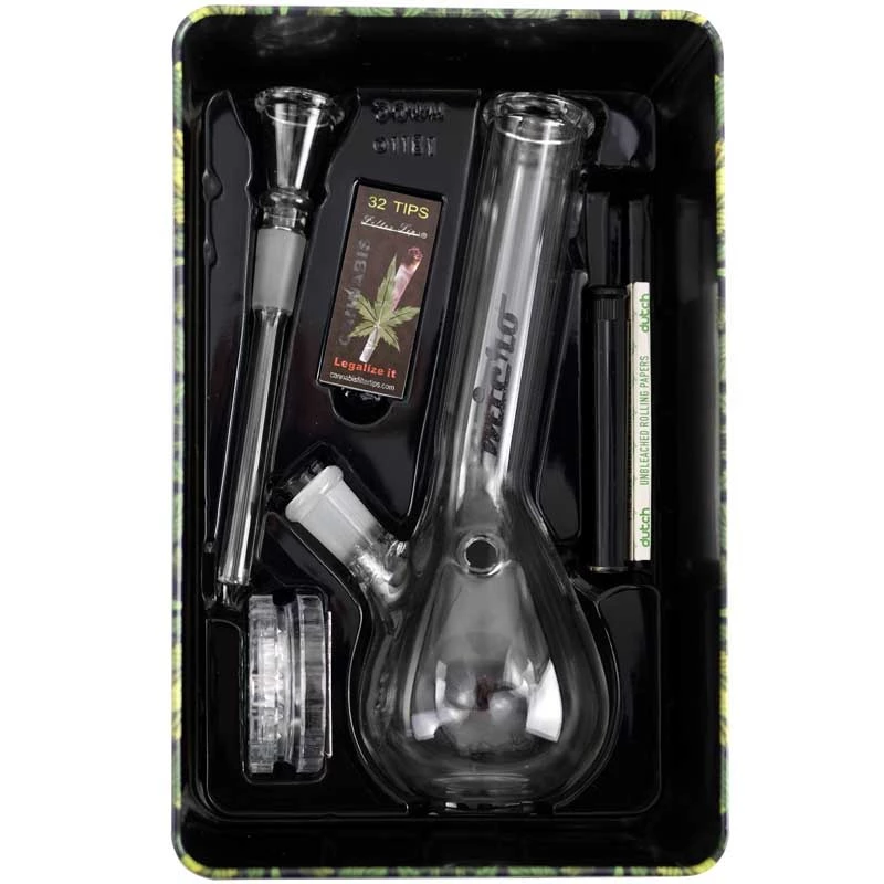 Bong Sklo Set Greenline 5 - celé balenie Bong Sklo Set Greenline 5 - celé balenie