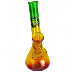 Bong Sklo Rasta Lion Mini 13 cm  - pohľad spredu