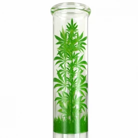Bong sklo Marihuana Leaf Jhari - 45 cm - detail náustku