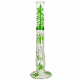 Bong sklo Marihuana Leaf Jhari - 45 cm - pohľad spredu