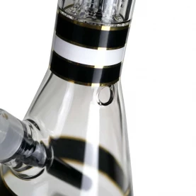 Bong sklo GG Black&Gold 46 cm - turbo