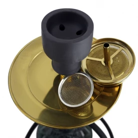 Vodná fajka Amy Deluxe Joy S Gold - black 60 cm