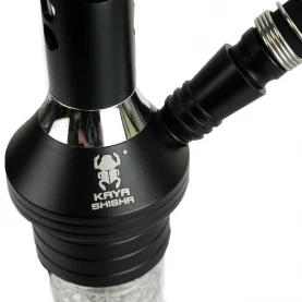Vodná fajka Kaya Shisha - Pentagon Black 70 cm