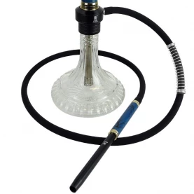 Vodná fajka Kaya Shisha - Elox Eco Woodseam Blue 66 cm