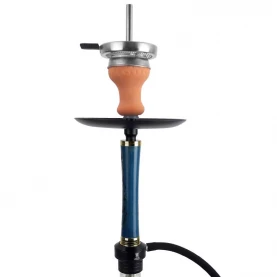 Vodná fajka Kaya Shisha - Elox Eco Woodseam Blue 66 cm