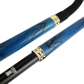 Vodná fajka Kaya Shisha - Elox Eco Woodseam Blue 66 cm