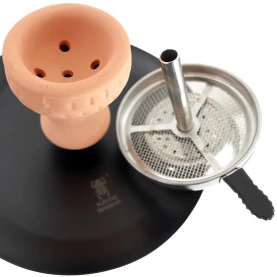 Vodná fajka Kaya Shisha - Elox Eco Woodseam Blue 66 cm