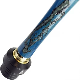 Vodná fajka Kaya Shisha - Elox Eco Woodseam Blue 66 cm