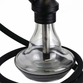 Vodná fajka Kaya Shisha - Eco Slice Small Black v kurfíku 52 cm