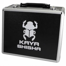 Vodná fajka Kaya Shisha - Eco Slice Small Black v kurfíku 52 cm