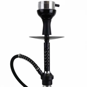 Vodná fajka Kaya Shisha - Eco Slice Small Black v kurfíku 52 cm