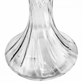 Váza na vodnú fajku Kaya Shisha - Clear Wavy 25,5 cm