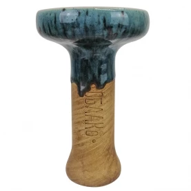 Korunka na vodnú fajku Oblako 5Hole Glazed Green Aqua