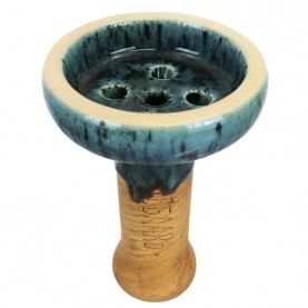 Korunka na vodnú fajku Oblako 5Hole Glazed Green Aqua