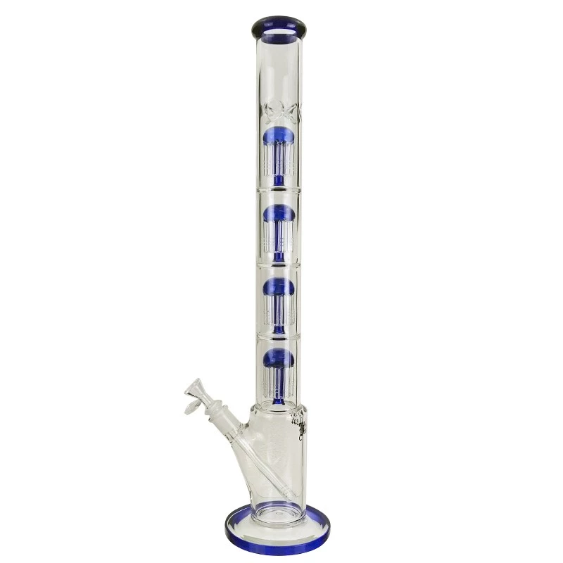Bong sklo Black Leaf s chladičmi The Skyscraper 4x8leg 57cm