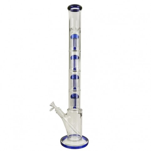 Bong sklo Black Leaf s chladičmi The Skyscraper 4x8leg 57cm