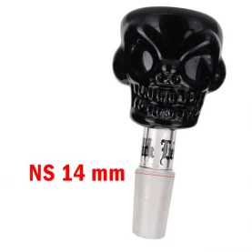 Kotlík skull lebka čierna NS 14 mm
