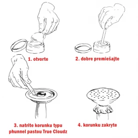 Pasta do vodnej fajky True Cloudz - Wild Berries