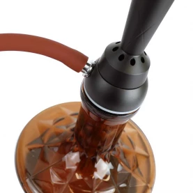 Vodná fajka Unio Shisha 55 cm Black - brown