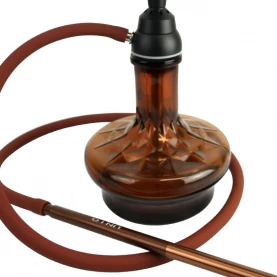 Vodná fajka Unio Shisha 55 cm Black - brown