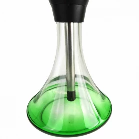 Vodná fajka Kaya Shisha - Elox Eco Black Caro Green 65 cm
