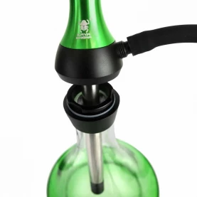 Vodná fajka Kaya Shisha - Elox Eco Black Caro Green 65 cm