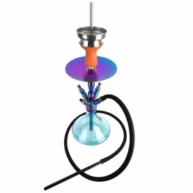 Vodná fajka Kaya Shisha - Inox Giza Rainbow 57 cm