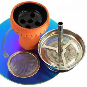 Vodná fajka Kaya Shisha - Inox Giza Rainbow 57 cm