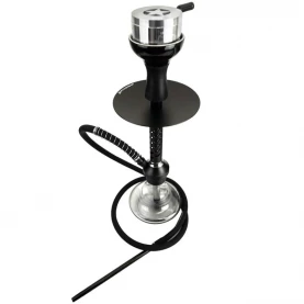 Vodná fajka Kaya Shisha - Eco Slice Small Black v kurfíku 52 cm
