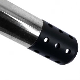 Vodná fajka Kaya Shisha - Eco Slice Small Black v kurfíku 52 cm