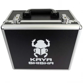 Vodná fajka Kaya Shisha - Eco Slice Small Black v kurfíku 52 cm