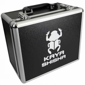 Vodná fajka Kaya Shisha - Eco Slice Small Black v kurfíku 52 cm