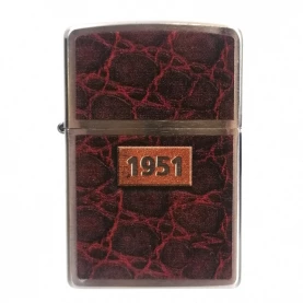 Zippo Set Leather Wrap