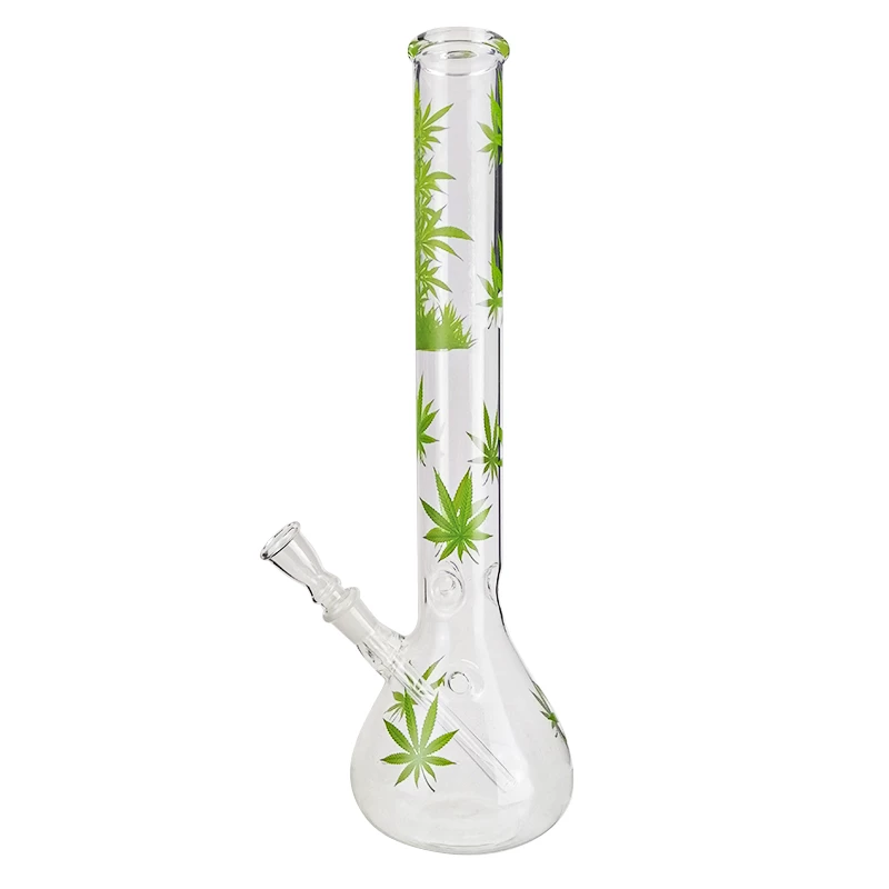 Bong sklo Leaf Jhari banka 45cm - pohľad zboku