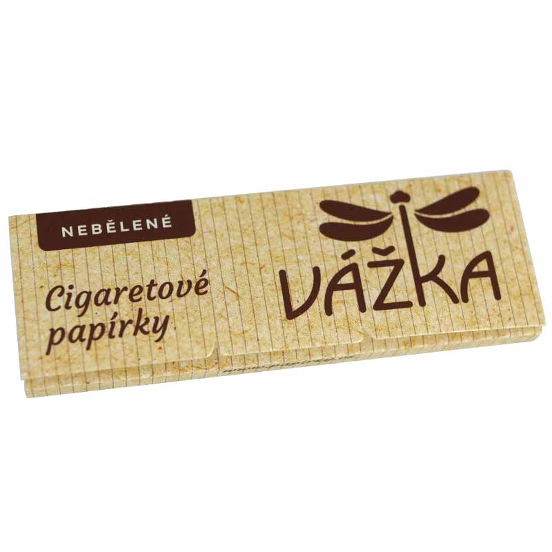 Cigaretové papieriky Vážka Nebielené - zatvorený booklet