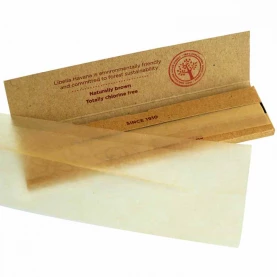 Cigaretové papieriky Libella Havana KS - otvorený booklet a detail papieriku