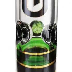 Sklenené bongo GG black&green 32cm - detail ľadovača