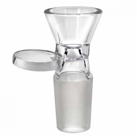 Sklenený bong Double Jelly Blue 28 cm - kotlík bonga