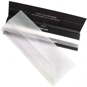 Cigaretové papieriky Libella KS Slim Extra Thin - otvorený booklet a detail papierika