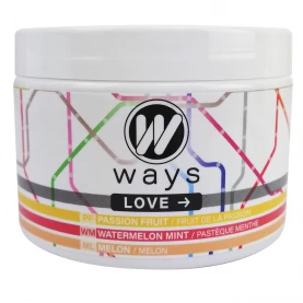WAYS 200g tabamel - Beznikotínová náhrada (Celulóza bez nikotínu do vodnej fajky) - Love 66 (marakuja, melón, mäta)