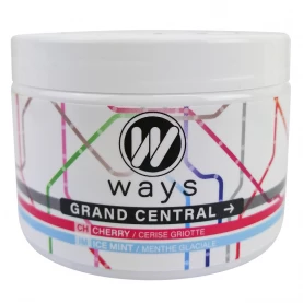WAYS 200g tabamel - Beznikotínová náhrada (Celulóza bez nikotínu do vodnej fajky) - Grand Central (griotka, mäta prieporná)