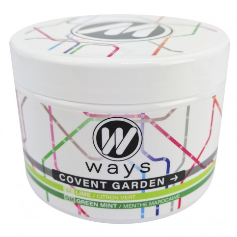 WAYS 200g tabamel - Beznikotínová náhrada (Celulóza bez nikotínu do vodnej fajky) - Covent Garden (limeta, marocká mäta)