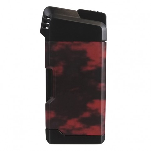 Fajkový zapalovač Eurojet piezo brown/black - pohľad zboku